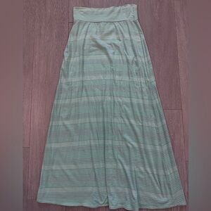 O'Neill Mint Striped Maxi Skirt